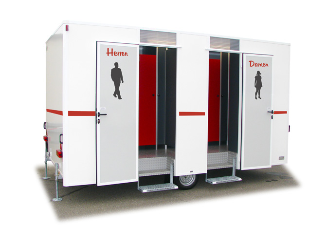 Toilettenwagen & WC-Kabinen mieten im Saarland