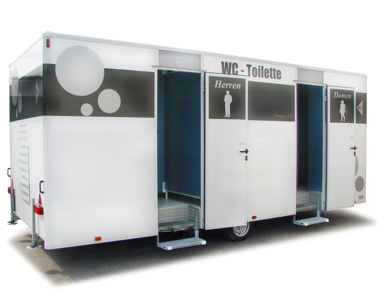 Toilettenwagen & WC-Kabinen mieten im Saarland